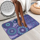 Africa Tribal Traditional Pattern Bathroom Set Purple Motif