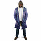 Africa Tribal Traditional Pattern Cloak Purple Motif