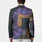 Africa Violets Flowers Blazer Mix Native Tribal Pattern