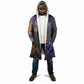Africa Violets Flowers Cloak Mix Native Tribal Pattern