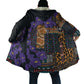 Africa Violets Flowers Cloak Mix Native Tribal Pattern