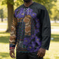 Africa Violets Flowers Hockey Jersey Mix Native Tribal Pattern