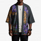Africa Violets Flowers Kimono Mix Native Tribal Pattern