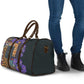 Africa Violets Flowers Travel Bag Mix Native Tribal Pattern