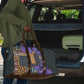Africa Violets Flowers Travel Bag Mix Native Tribal Pattern