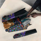 Africa Violets Flowers Umbrella Mix Native Tribal Pattern