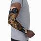 African Ankara Motifs Mixed Animal Skins Arm Sleeves