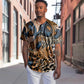 African Ankara Motifs Mixed Animal Skins Baseball Jersey
