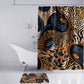 African Ankara Motifs Mixed Animal Skins Bathroom Set