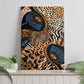 African Ankara Motifs Mixed Animal Skins Canvas Wall Art