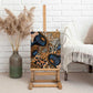 African Ankara Motifs Mixed Animal Skins Canvas Wall Art