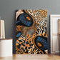 African Ankara Motifs Mixed Animal Skins Canvas Wall Art