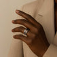 African Ankara Motifs Mixed Animal Skins Classic Ring - African Pride