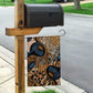 African Ankara Motifs Mixed Animal Skins Garden Flag
