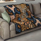 African Ankara Motifs Mixed Animal Skins Quilt