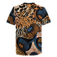 African Ankara Motifs Mixed Animal Skins Rugby Jersey
