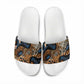 African Ankara Motifs Mixed Animal Skins Slide Sandals