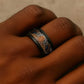 African Ankara Motifs Mixed Animal Skins Spinner Ring - African Pride