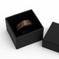 African Ankara Motifs Mixed Animal Skins Spinner Ring - African Pride