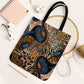 African Ankara Motifs Mixed Animal Skins Tote Bag