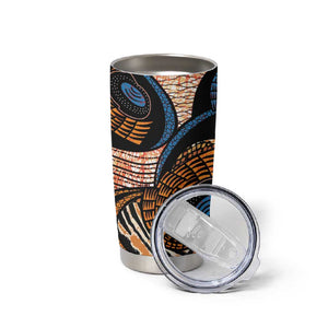 African Ankara Motifs Mixed Animal Skins Tumbler Cup