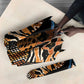 African Ankara Motifs Mixed Animal Skins Umbrella