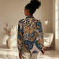 African Ankara Motifs Mixed Animal Skins Women Casual Shirt LT9