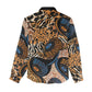 African Ankara Motifs Mixed Animal Skins Women Casual Shirt LT9