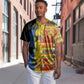 African Ethnic Kitenge Ankara Style Baseball Jersey