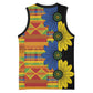 African Ethnic Kitenge Ankara Style Basketball Jersey LT9