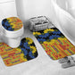 African Ethnic Kitenge Ankara Style Bathroom Set