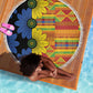 African Ethnic Kitenge Ankara Style Beach Blanket