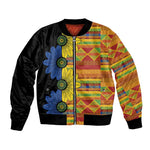 African Ethnic Kitenge Ankara Style Bomber Jacket