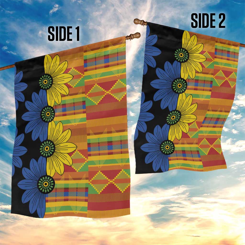 African Ethnic Kitenge Ankara Style Garden Flag