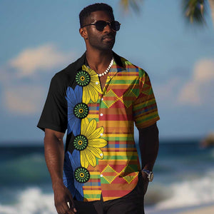 African Ethnic Kitenge Ankara Style Hawaiian Shirt