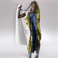 African Ethnic Kitenge Ankara Style Hooded Blanket