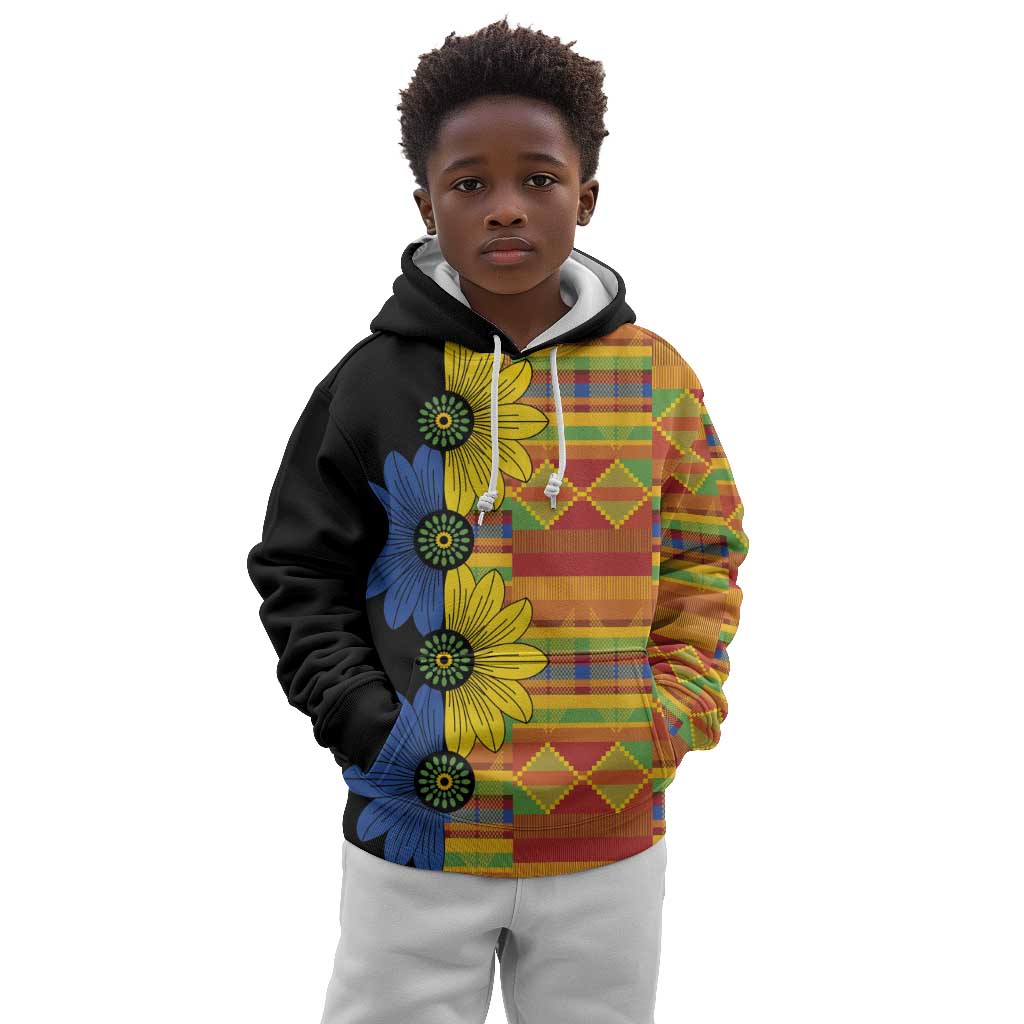 African Ethnic Kitenge Ankara Style Kid Hoodie
