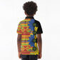 African Ethnic Kitenge Ankara Style Kid Polo Shirt