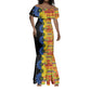 African Ethnic Kitenge Ankara Style Mermaid Dress