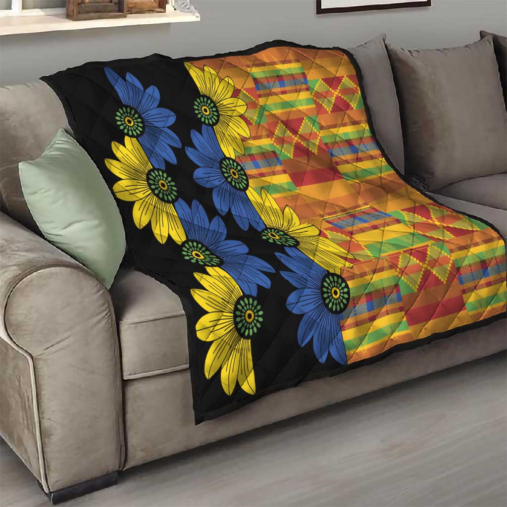 African Ethnic Kitenge Ankara Style Quilt