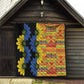 African Ethnic Kitenge Ankara Style Quilt