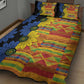 African Ethnic Kitenge Ankara Style Quilt Bed Set