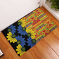 African Ethnic Kitenge Ankara Style Rubber Doormat