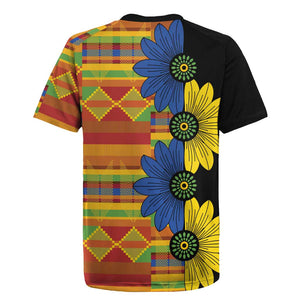 African Ethnic Kitenge Ankara Style Rugby Jersey