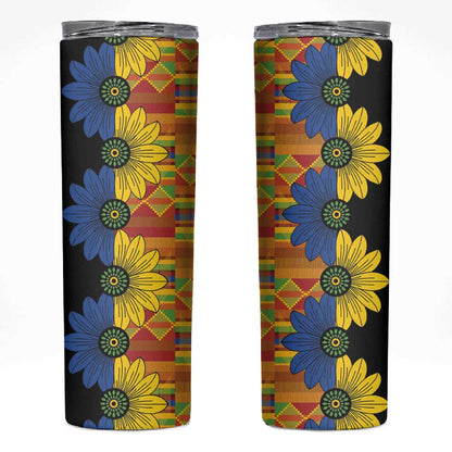 African Ethnic Kitenge Ankara Style Skinny Tumbler