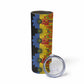 African Ethnic Kitenge Ankara Style Skinny Tumbler
