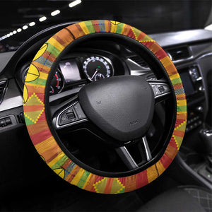 African Ethnic Kitenge Ankara Style Steering Wheel Cover