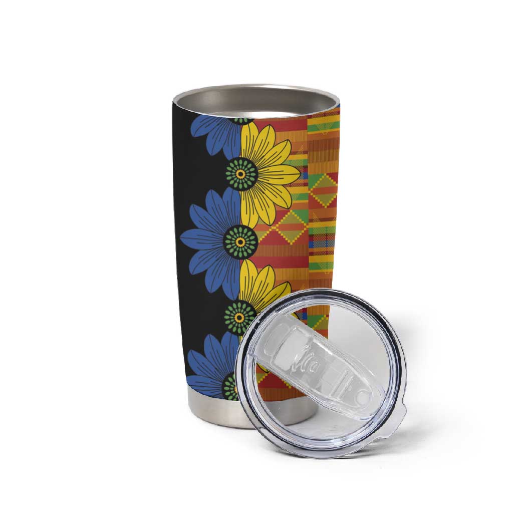 African Ethnic Kitenge Ankara Style Tumbler Cup
