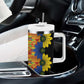 African Ethnic Kitenge Ankara Style Tumbler With Handle