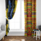 African Ethnic Kitenge Ankara Style Window Curtain